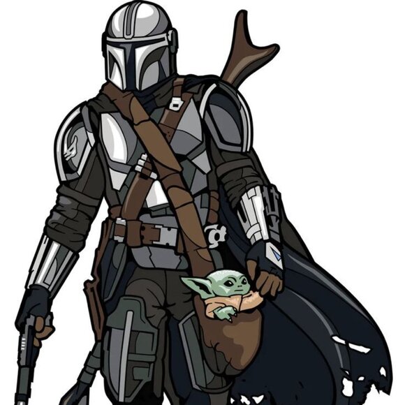 Star Wars Mandalorian & Din Grogu (Baby Yoda) Print Socks! - Picture 8 of 16